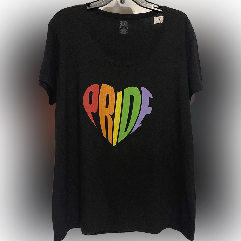 PRIDE Rainbow T-shirt 100% Cotton size XL NWT